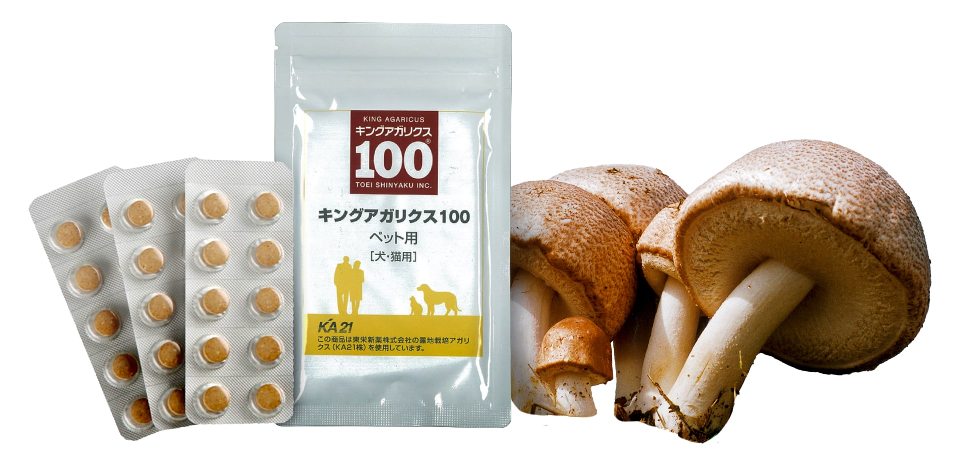 King Agaricus 100® for Pets 300mg x 30/150 tablets King Agaricus 100® for Pets 300mg x 30/150 tablets